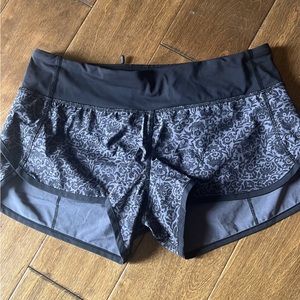 Lululemon speed shorts